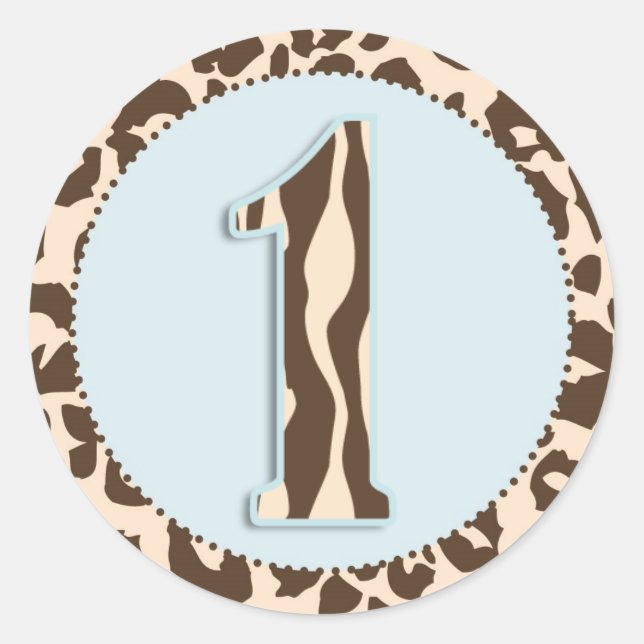 Safari Boy Sticker 2 (Vorderseite)