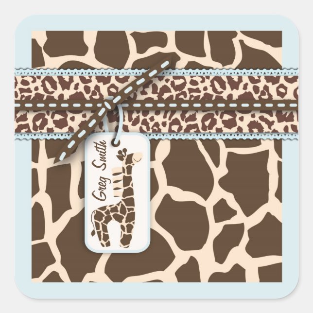 Safari Boy Sticker C2 (Vorderseite)