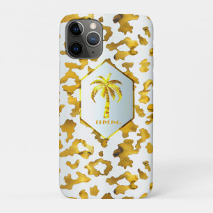 Safari Chic Gold Leopard Print Case-Mate iPhone Hülle