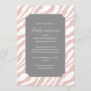 SAFARI CHIC SHOWER BABY SHOWER INVITATIONEN EINLADUNG
