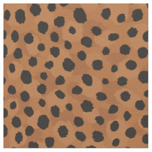 Safari-Chill-neutraler Schwarz-Cheetah-Druck Stoff