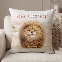 Safari Cute Zuberi The Fluffy Leopard Name Kids