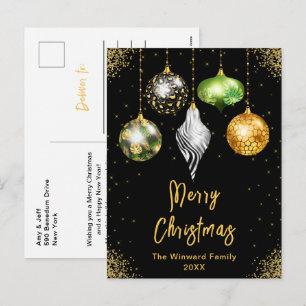 Safari-Druck-Ornamente Frohe Weihnachten