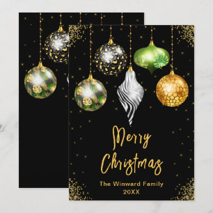 Safari-Druck-Ornamente Frohe Weihnachten