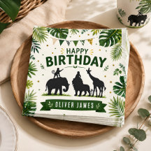 Safari-Dschungeltiere-Geburtstag
