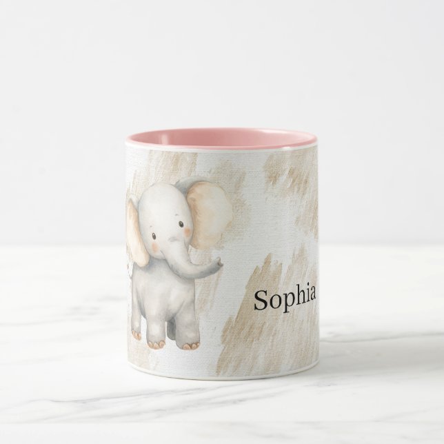 Safari-Elefant Tasse (Zentrum)