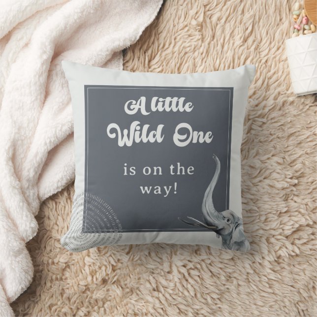 Safari Elephant Baby Duschkopf Kissen (Decke)