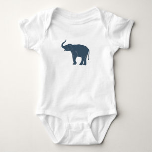 Safari Elephant Body Anzug für Baby von Deb Jeffre Strampler