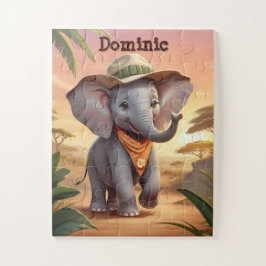 Safari Elephant Personalisiert