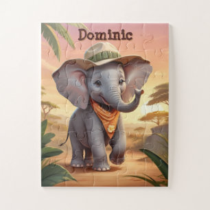 Safari Elephant Personalisiert