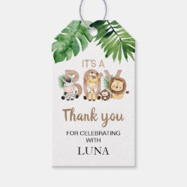 Safari Es ist ein Baby Dusche Gefallen Geschenke T Geschenkanhänger