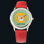 "Safari Explorer" - Personalisierte Lion Safari Wa Armbanduhr<br><div class="desc">Die "Safari Explorer" Uhr, ein schönes Uhrwerk mit einer einzigartigen lionensafari-Illustration, die liebevoll von einer Künstlerin für ihren Sohn kreiert wurde. Diese Uhr ist mehr als nur ein Accessoire; sie ist ein lustiges und einnehmendes Werkzeug, um Ihrem Kind zu helfen, Zeit zu erzählen, geschmückt mit einer Touch wilder Abenteuer. Das...</div>