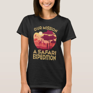 Safari-Familienurlaub für eine afrikanische Jungle T-Shirt