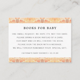 Safari Giraffe Book Request Baby Dusche Begleitkarte