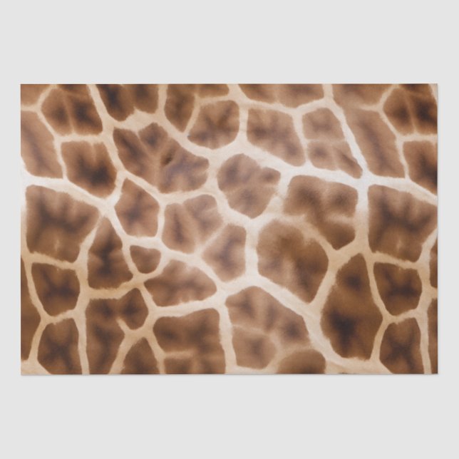 Safari Giraffe Großdruck Seidenpapier (Vorderseite)