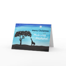 Safari Giraffe Weihnachten