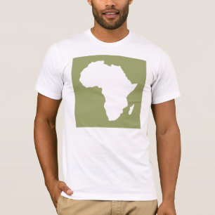 Safari grünes kühnes Afrika T-Shirt