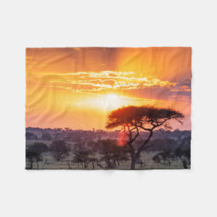 Safari im Serengeti-Nationalpark Fleecedecke