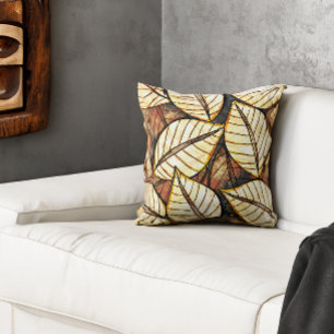 Safari in Ihren Zuhause Rainforest Blätter Kissen