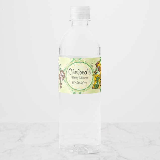 Safari Jungle Baby Animals - Babydusche (Vorderseite)