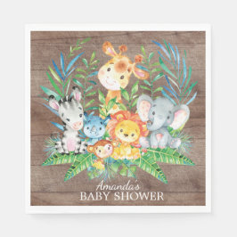 Safari Jungle Baby Duschpapier Napkins Serviette