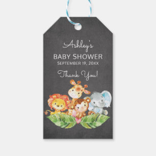 Safari Jungle Boys Baby Dusche Gefallen Geschenkta Geschenkanhänger