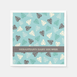 Safari Jungle Leaf Napkins Serviette