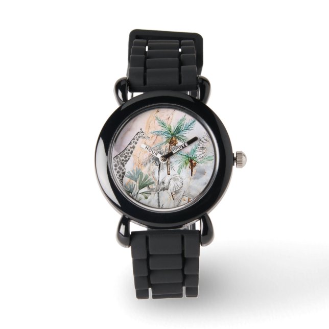 "Safari" Kinderuhr Armbanduhr (Vorderseite)