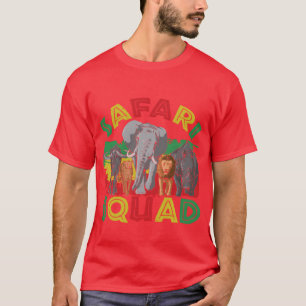 Safari-Lebensstil Löwengang Tier Wildtier Leben T-Shirt