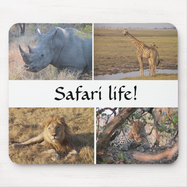 Safari Life Mouse Pad Mousepad (Vorne)