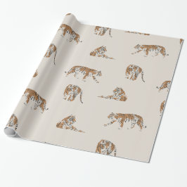 Safari-Papier für einen wilden Dschungel Geschenkpapier