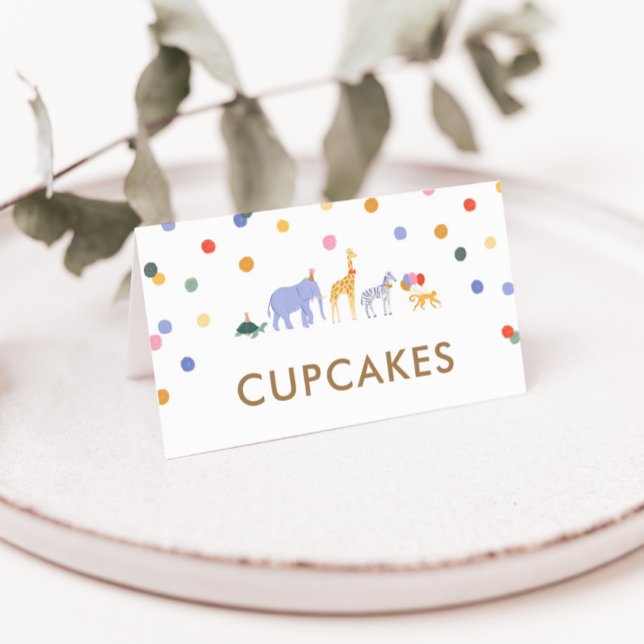 Safari Party Animaux Anniversaire Party Carte de t (Créateur téléchargé)