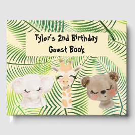 Safari Party Guest Book Gästebuch