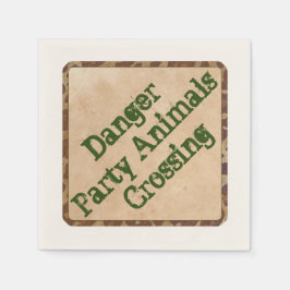 Safari Party Napkins Gefahr Serviette