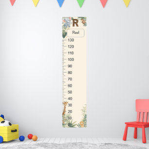 Safari Personalisierter Name Monogramm R Wachstums Poster