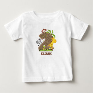 Safari personnalisé 2e Tshirt d'anniversaire