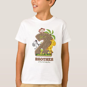 Safari personnalisé Tshirt d'anniversaire pour frè
