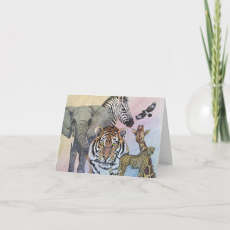 Safari-Probenehmer Karte