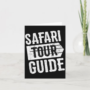 Safari-Reiseleiter-Shirt Kinder Lustiger Halloween Karte