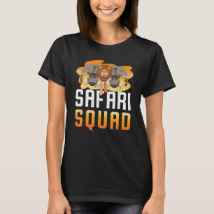 Safari Squad African Animal Family Vacacation Trip T-Shirt