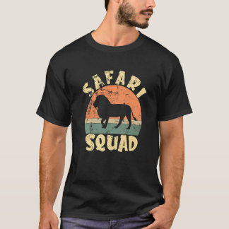 Safari Squad Wild Animal Jungle Africa Zoo Animal T-Shirt