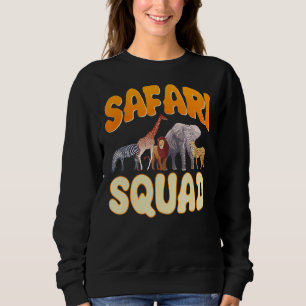 Safari Squad Zookeer Zookeeping Wildlife Animal Ke Sweatshirt