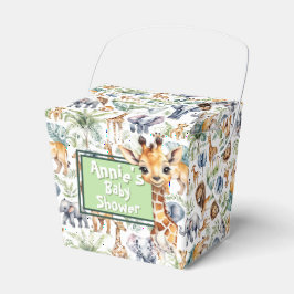 Safari-Stil: Dschungelmassendusche Geschenkschachtel