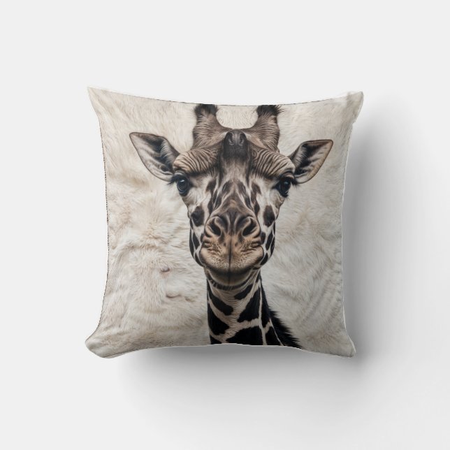 Safari-Stil: Giraffe Kilim Pillows Kissen (Vorderseite)