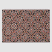 Safari Sunset Bohemisch Star Herbst Mandala Art De