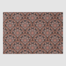 Safari Sunset Bohemisch Star Herbst Mandala Art De Seidenpapier