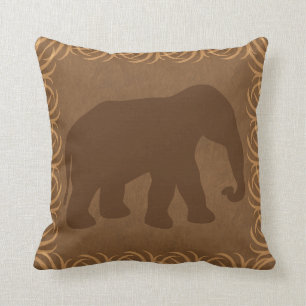 Safari-Thema-Elefant-Silhouette Kissen