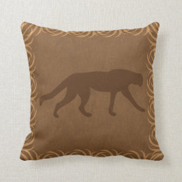 Safari-ThemaCheetah - Leopard-Jaguar-Silhouette Kissen