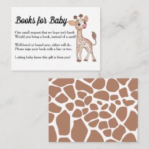 Safari Theme Babydusche Buchungsanfrage Mitteilungskarte