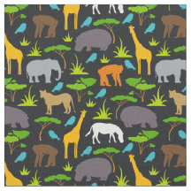 Safari-Tier-Druck-Gewebe